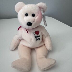 Ty Beanie Baby 'New York' the I Love New York Bear Exclusive (8.5 inch